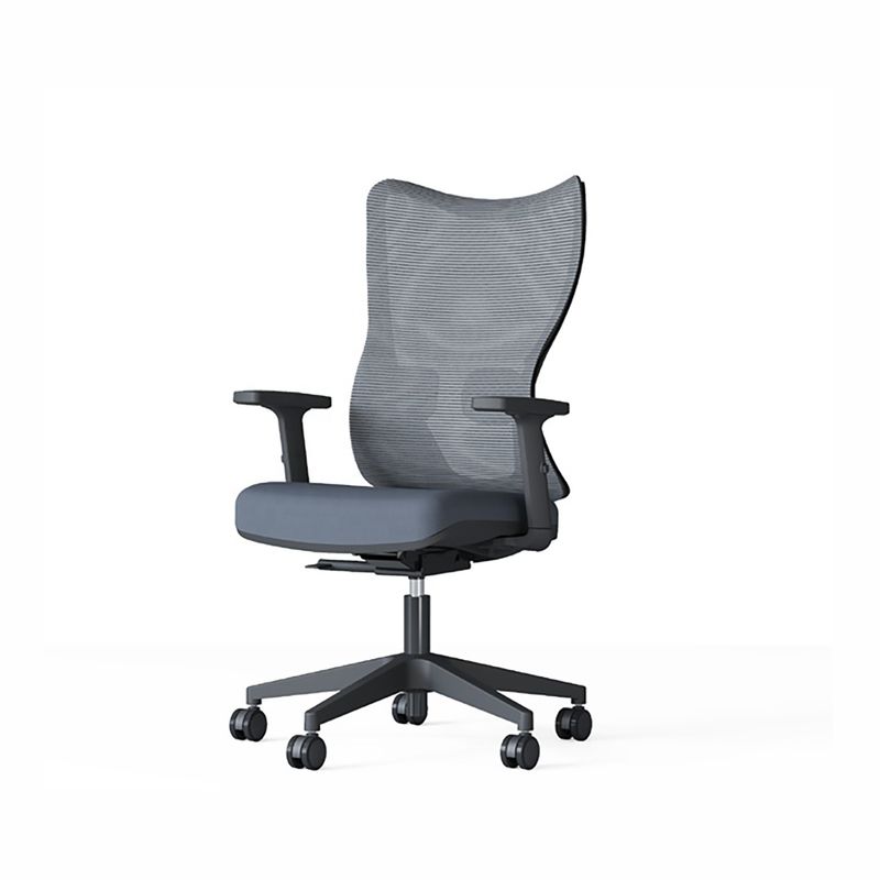 Mobiliário de escritório Luxo Suporte de costas lombar Executivo Ergonômico Escritório giratório de computador Cadeiras de meio de costas