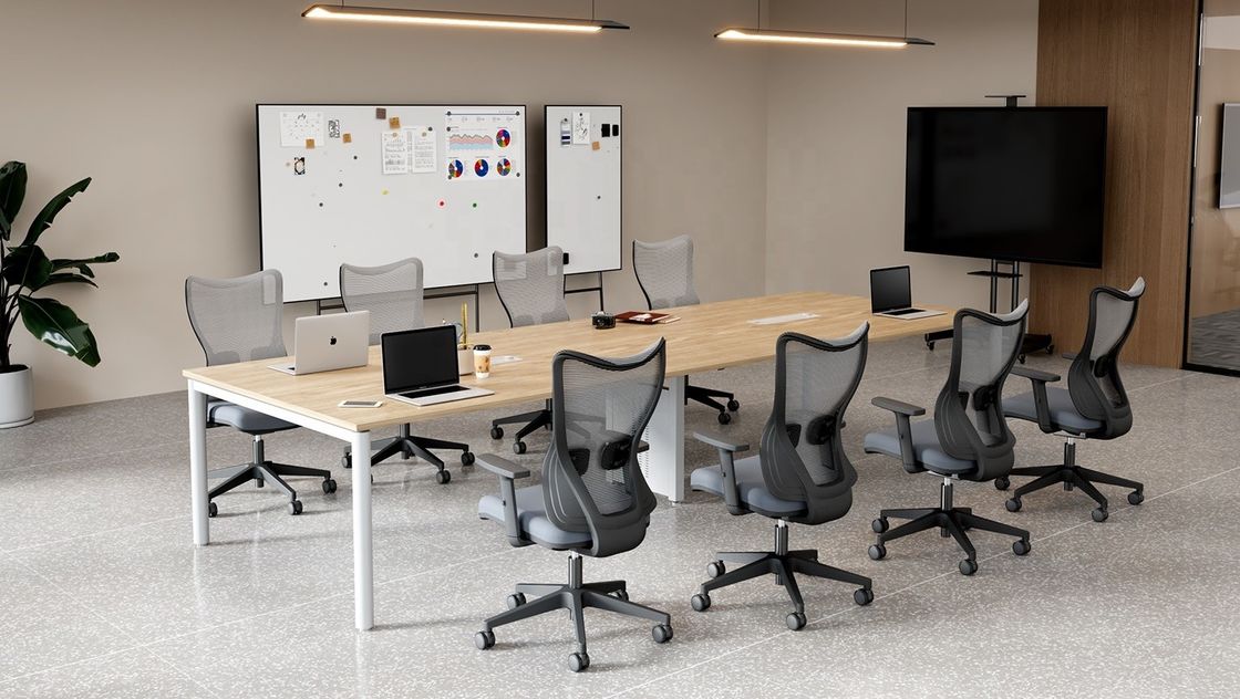 Mobiliário de escritório Luxo Suporte de costas lombar Executivo Ergonômico Escritório giratório de computador Cadeiras de meio de costas