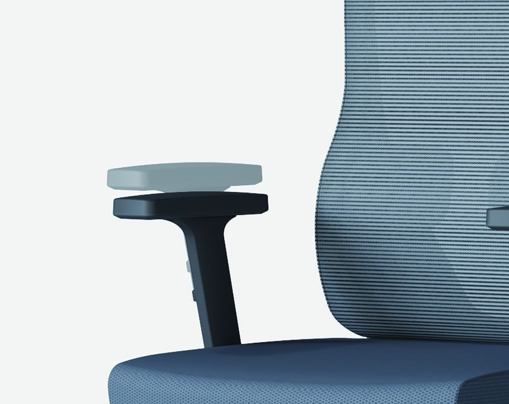 Mobiliário de escritório Luxo Suporte de costas lombar Executivo Ergonômico Escritório giratório de computador Cadeiras de meio de costas