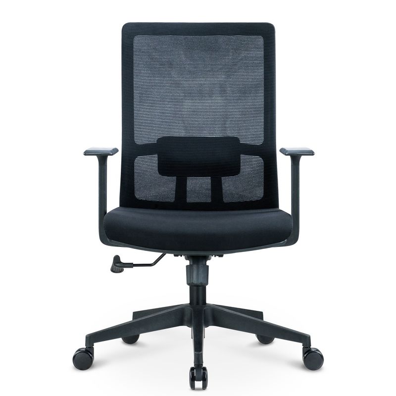 Luxo ajustável Suporte lumbar Ergonomic Executivo Computador giratório Mesa de computador Mid-back Cadeiras de escritório Móveis