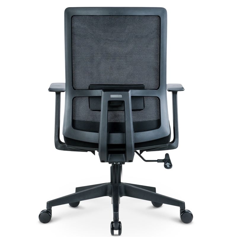 Luxo ajustável Suporte lumbar Ergonomic Executivo Computador giratório Mesa de computador Mid-back Cadeiras de escritório Móveis