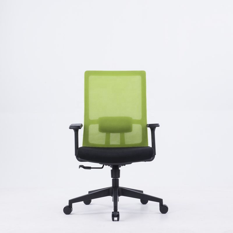 Cadeiras de escritório com dorso médio Móveis de luxo com suporte lumbar e certificado BIFMA