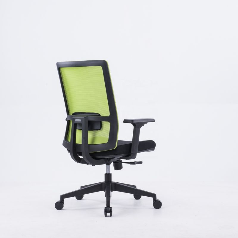 Cadeiras de escritório com dorso médio Móveis de luxo com suporte lumbar e certificado BIFMA