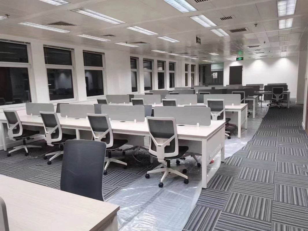 Cadeiras de escritório com dorso médio Móveis de luxo com suporte lumbar e certificado BIFMA