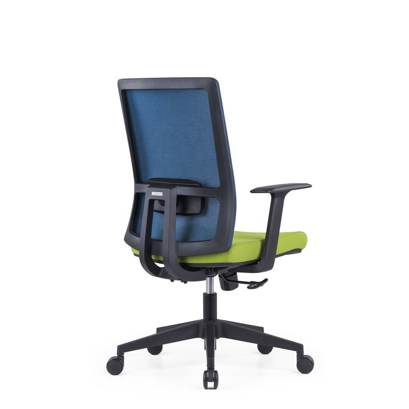 Cadeira de escritório giratória com apoio de cabeça e suporte ergonômico