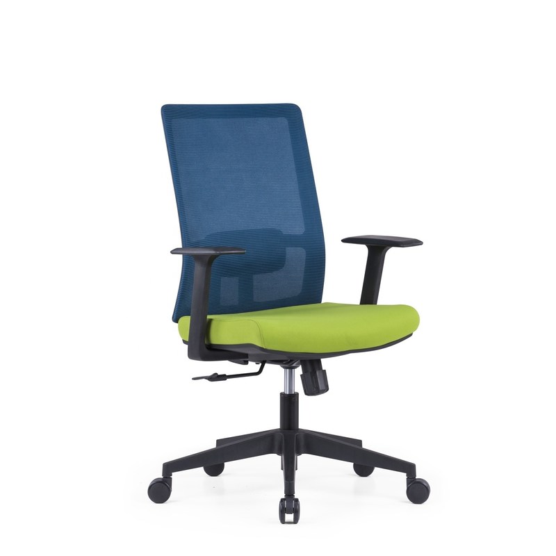 Cadeira de escritório giratória com apoio de cabeça e suporte ergonômico
