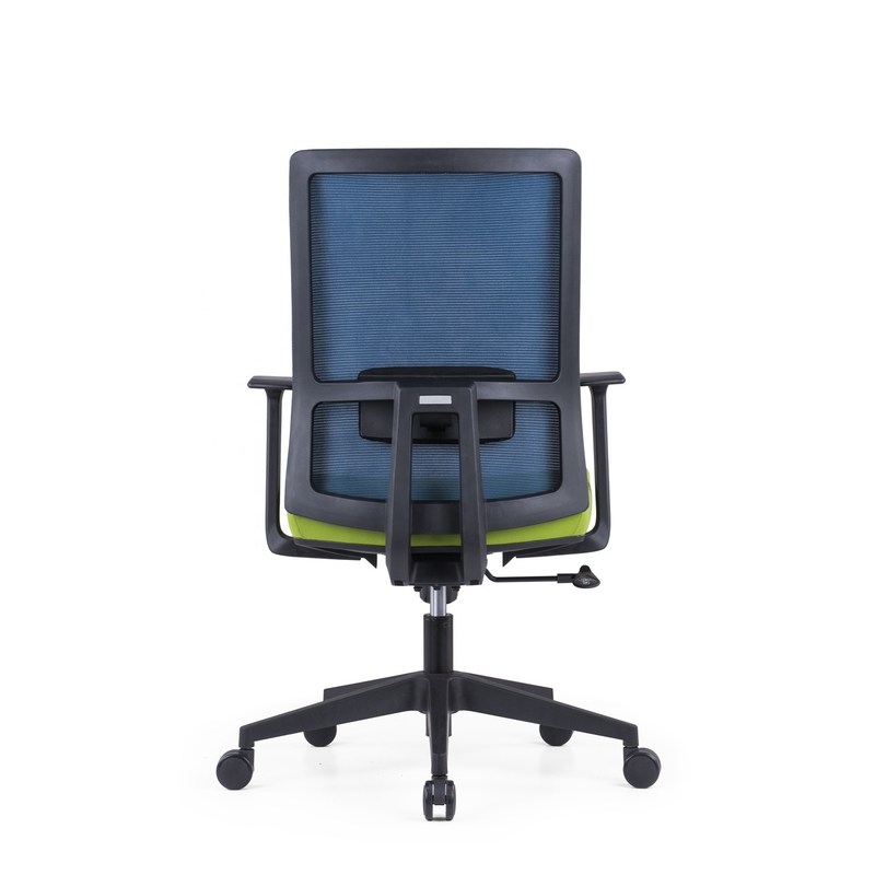Cadeira de escritório giratória com apoio de cabeça e suporte ergonômico