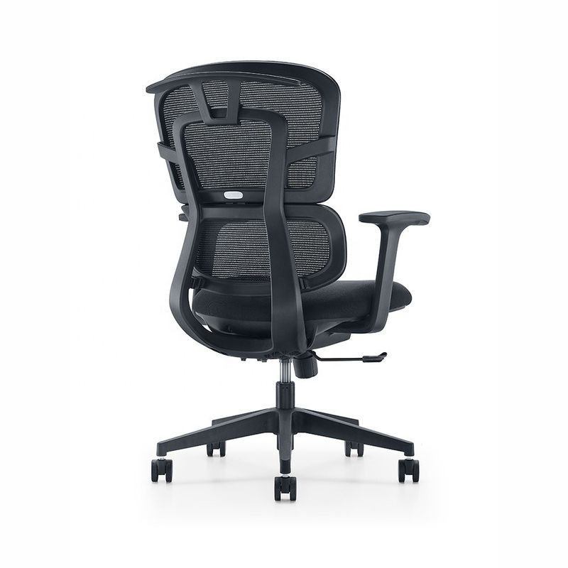 Cadeira de escritório ergonômica de dorso duplo ajustável de dorso médio para mobiliário de escritório moderno