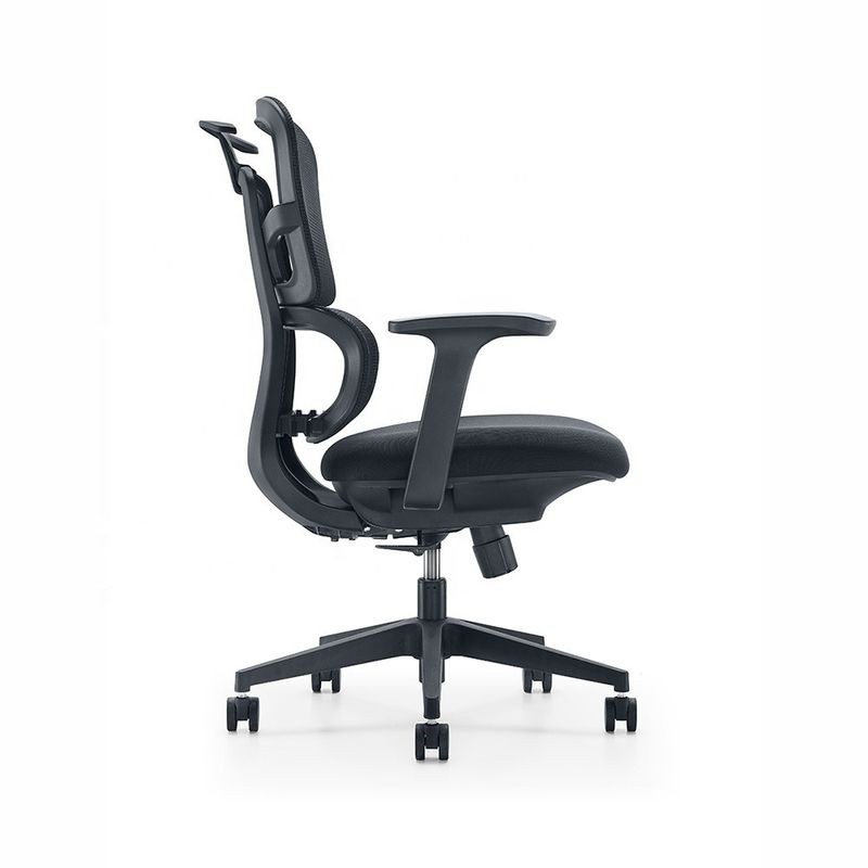 Cadeira de escritório ergonômica de dorso duplo ajustável de dorso médio para mobiliário de escritório moderno