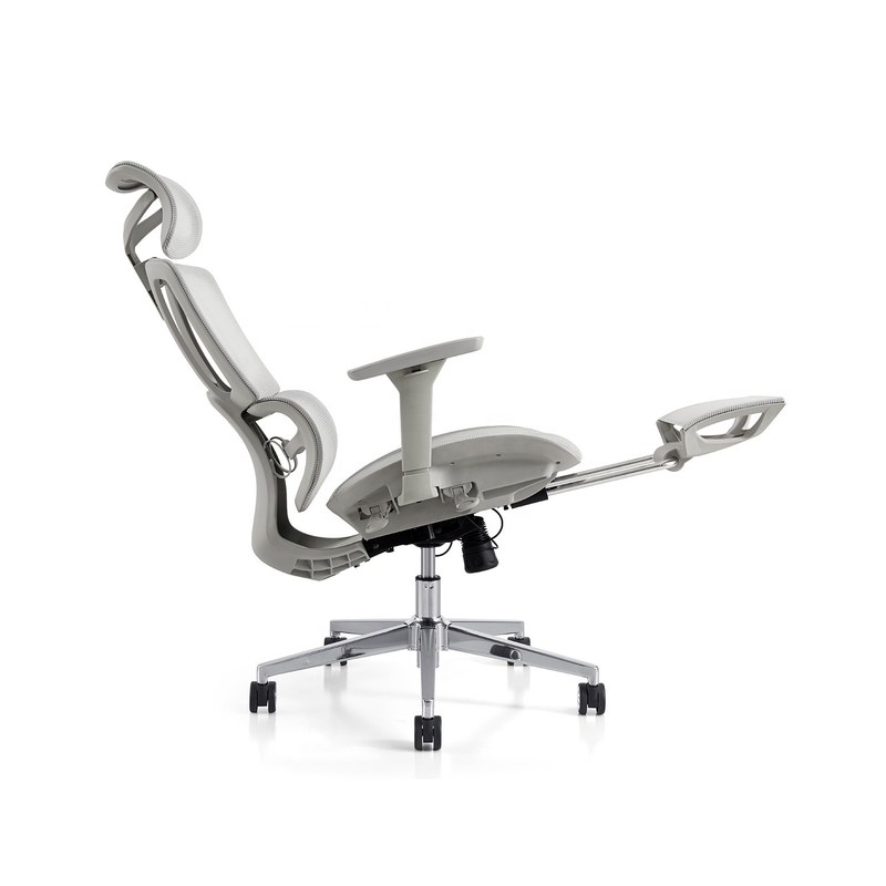 Cadeira giratória Y-SEATER Cadeira de escritório de malha completa com estrutura de alumínio e design ergonômico