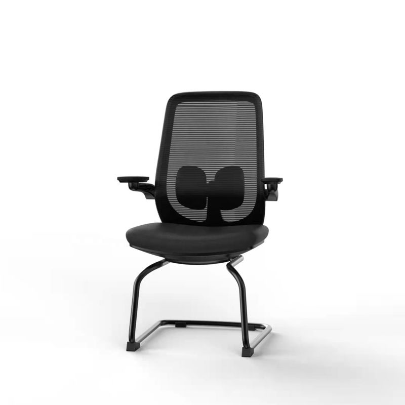 Cadeira de conferência de escritório de rede de aço inoxidável de tipo metálico para conforto e estilo