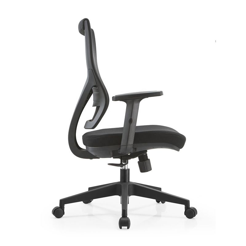 650*580*960-1060mm cadeira de malha com suporte lombar para escritório interno e conferência