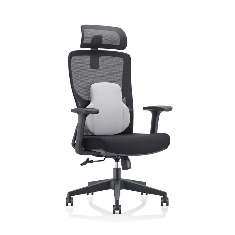 Cadeira de escritório ergonômica de tecido de malha para estação de trabalho e gerente 645*630*1145-1300mm