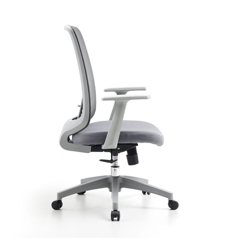 M-062B Cadeira giratória de malha cinza traseira ergonômica executiva cadeira de escritório traseira alta