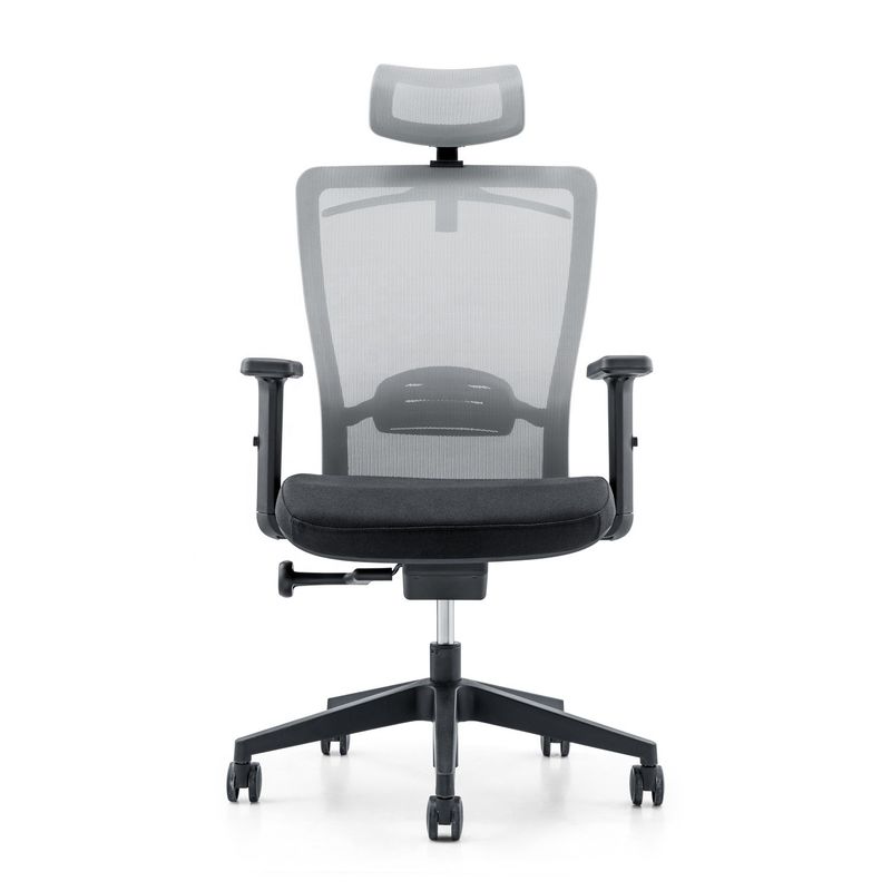 Assento de braço ajustável, giratório moderno, traseiro alto, cadeira de escritório de malha ergonômica 650*690*1150-1250mm