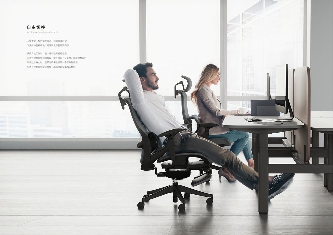 Full Mesh Boss Chair com Mecanismo Donati Luxury Modern Office Furniture Pass BIFMA Test