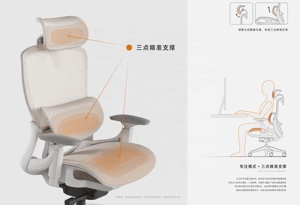 Mecanismo de bloqueio de inclinação Luxury Full Mesh Boss Chair para escritório Hotel Casa e escola