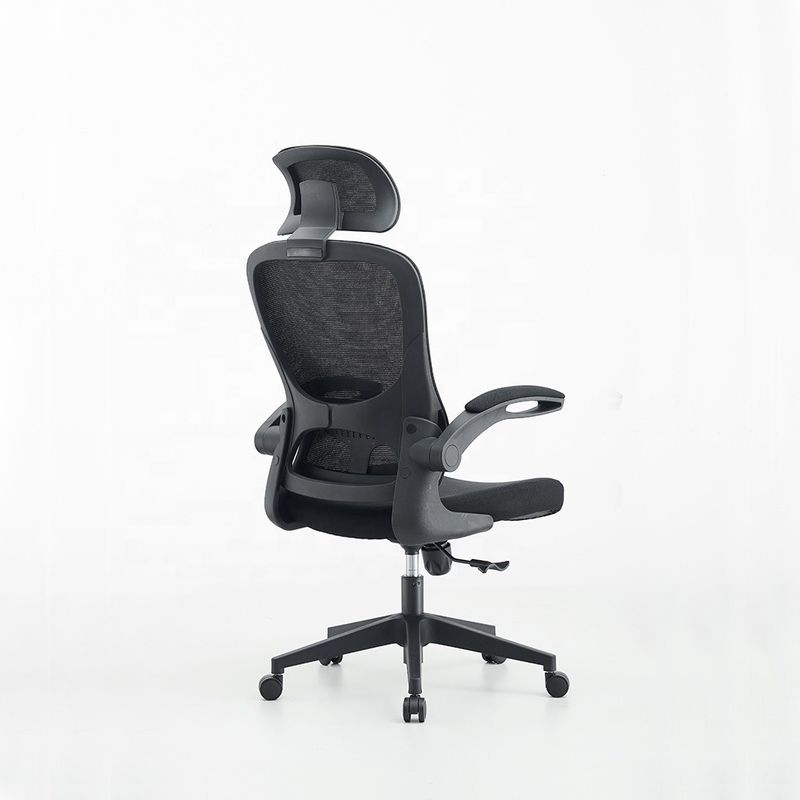 Cadeira de escritório de malha ergonómica de aço inoxidável para escritório, hotel, mobiliário doméstico e escolar