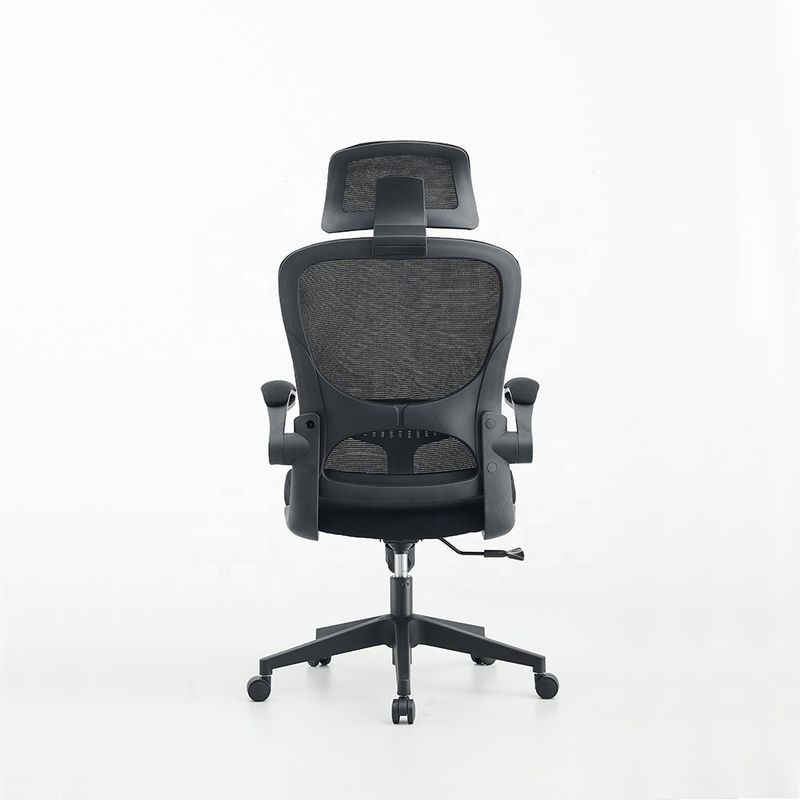 Cadeira de escritório de malha ergonómica de aço inoxidável para escritório, hotel, mobiliário doméstico e escolar