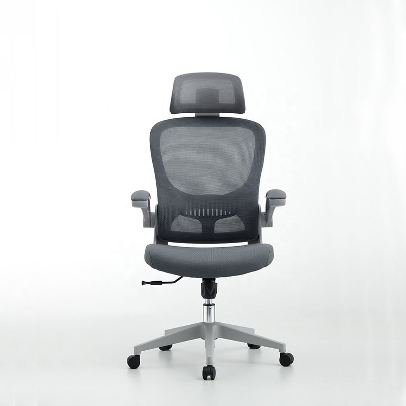 Cadeira de escritório de malha ergonómica de aço inoxidável para escritório, hotel, mobiliário doméstico e escolar