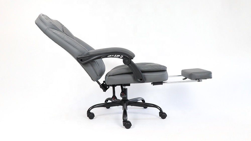 Conforto e estilo Cadeira de escritório de couro sintético de luxo Ideal para longas horas no escritório
