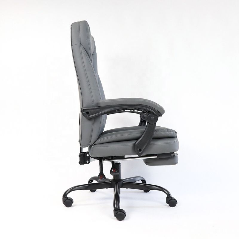 Conforto e estilo Cadeira de escritório de couro sintético de luxo Ideal para longas horas no escritório