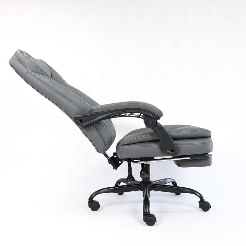Conforto e estilo Cadeira de escritório de couro sintético de luxo Ideal para longas horas no escritório