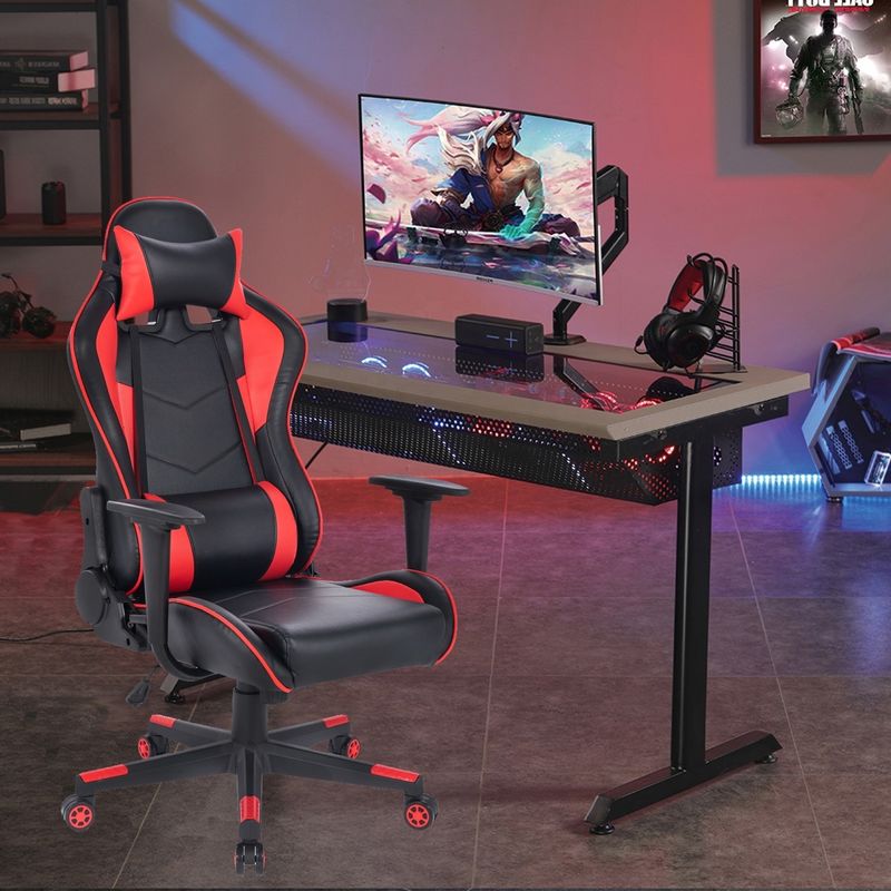 Cadeira de escritório para jogadores ajustável 2022 mais novo design LOL Silla Gamer Computador Cadeira de jogos de corrida