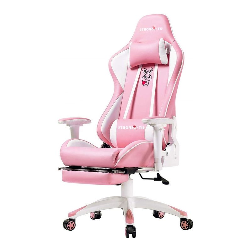 Adaptado Anji Anime Leather Ergonômico Recliner para o conforto e estilo de jogos das meninas