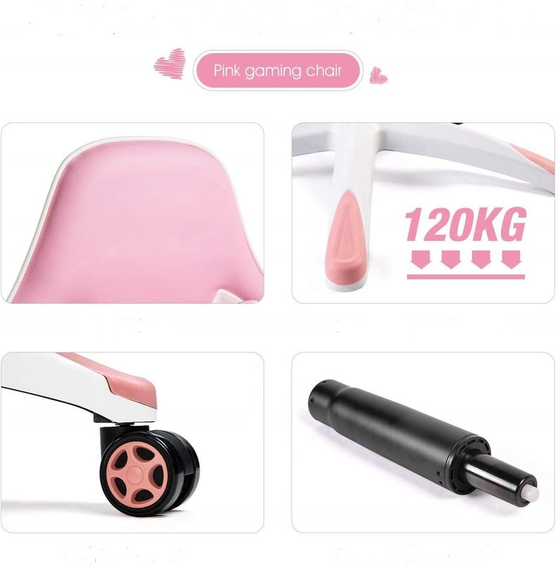 Adaptado Anji Anime Leather Ergonômico Recliner para o conforto e estilo de jogos das meninas