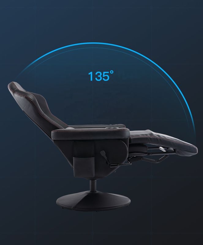 Ferro Metal Design Japonês Garoto preguiçoso Gamer Sofá Recliner Rocker com cadeira giratória Gaming
