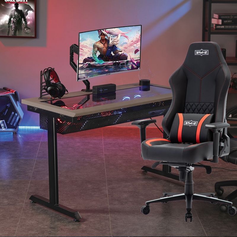 19 Mecanismo borboleta cadeira executiva Y-SEATER 625-BR PU Leather E-sport cadeira de jogos