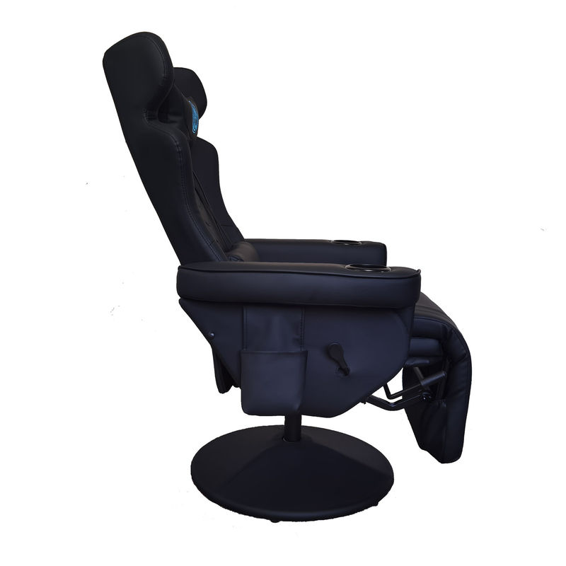 Sala de jogos é um must-have. Cadeira de jogos de luxo com porta-copos e alto-falantes Bluetooth.