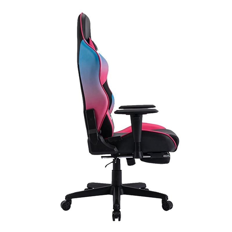 Luz fluindo e cor Luxury PU Leather Racing Gaming Chair para jogador de computador
