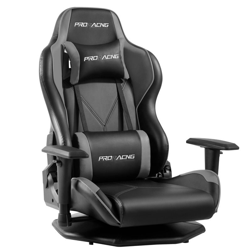 Cadeira Esports Rotativa HCYZ de Couro de PVC Cadeira de Computador de Racing