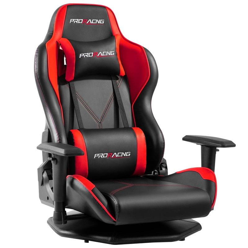 Cadeira Esports Rotativa HCYZ de Couro de PVC Cadeira de Computador de Racing