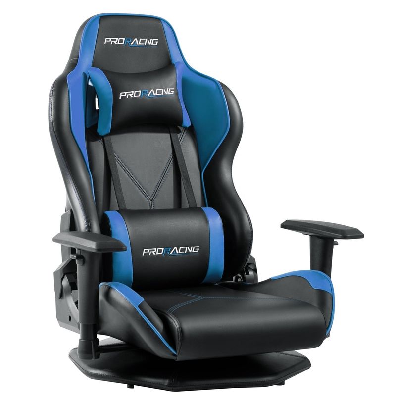 Cadeira Esports Rotativa HCYZ de Couro de PVC Cadeira de Computador de Racing
