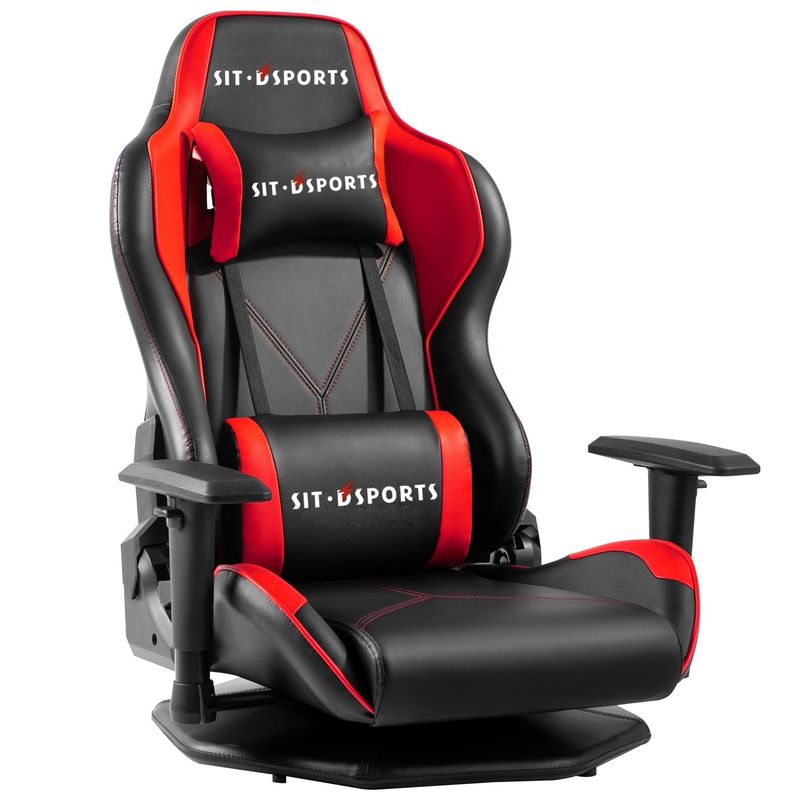 Cadeira Esports Rotativa HCYZ de Couro de PVC Cadeira de Computador de Racing