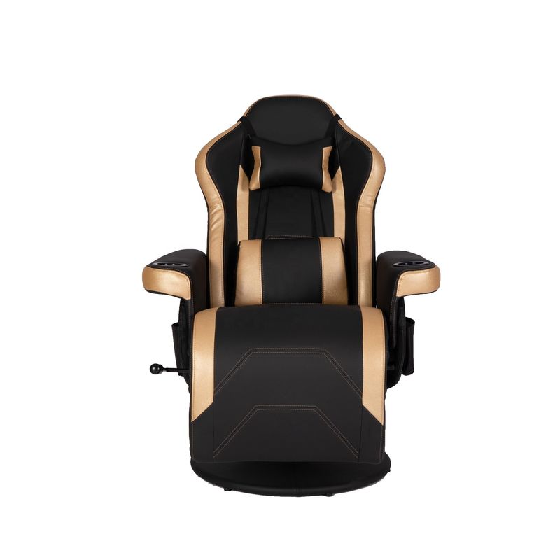 ODM Luxury Gaming Chair With Cup Holder Red Racing Style Leather Ergonomic Seat Sofá de escritório giratório