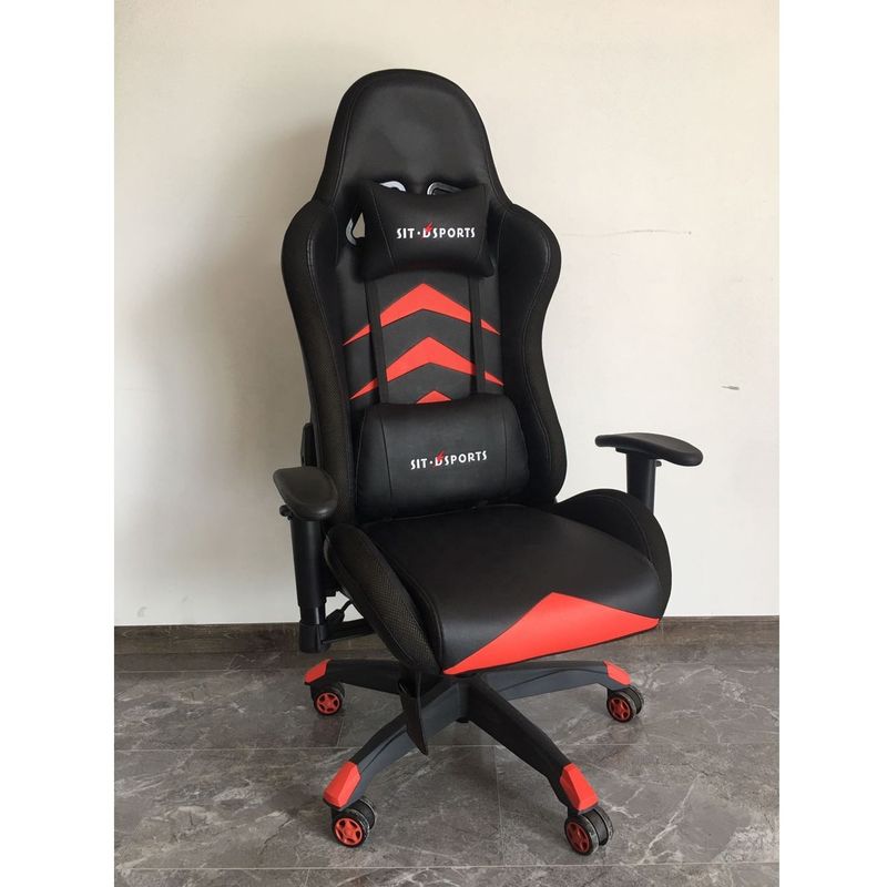 Cadeira de computador LED de estilo industrial HCYZ RGB Cadeira executiva de jogos com couro PU