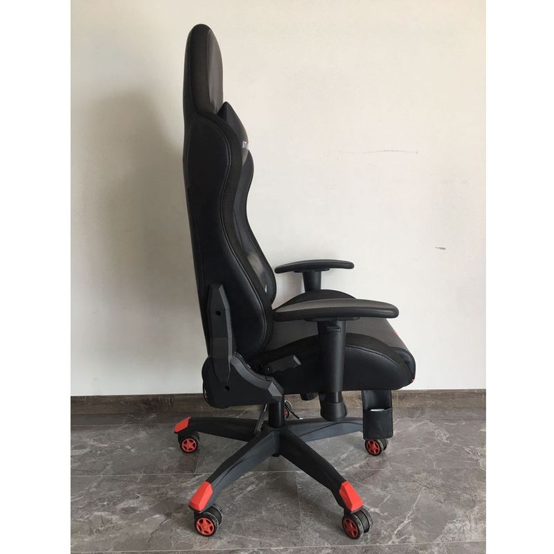 Cadeira de computador LED de estilo industrial HCYZ RGB Cadeira executiva de jogos com couro PU