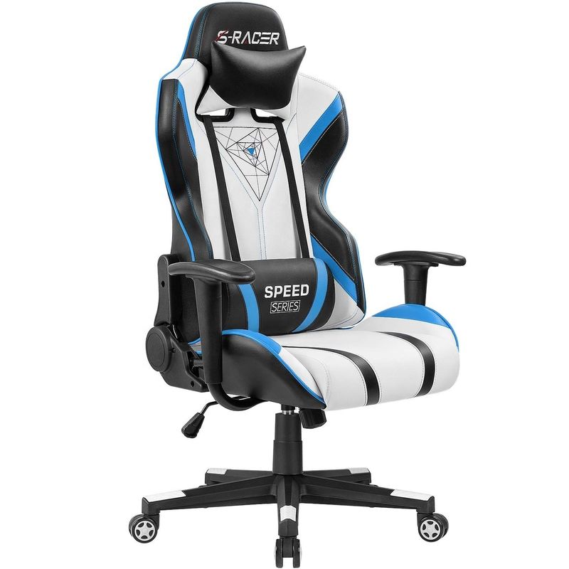 Cadeira de computador PU de couro Cadeira de escritório de corrida Cadeiras de jogos Silla de juego